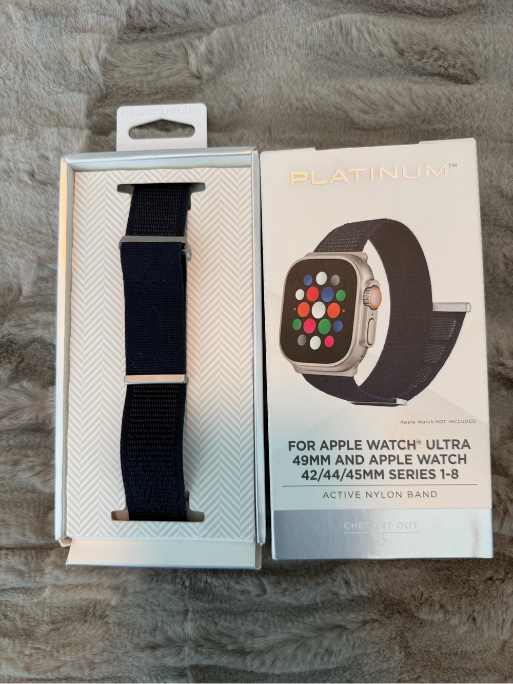 New Blue Apple Watch Ultra Watch Nylon Band